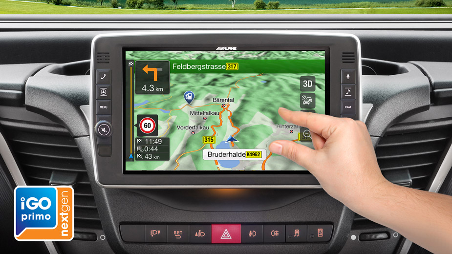 Alpine Style Navigation Designed for Iveco Daily - X903D-ID